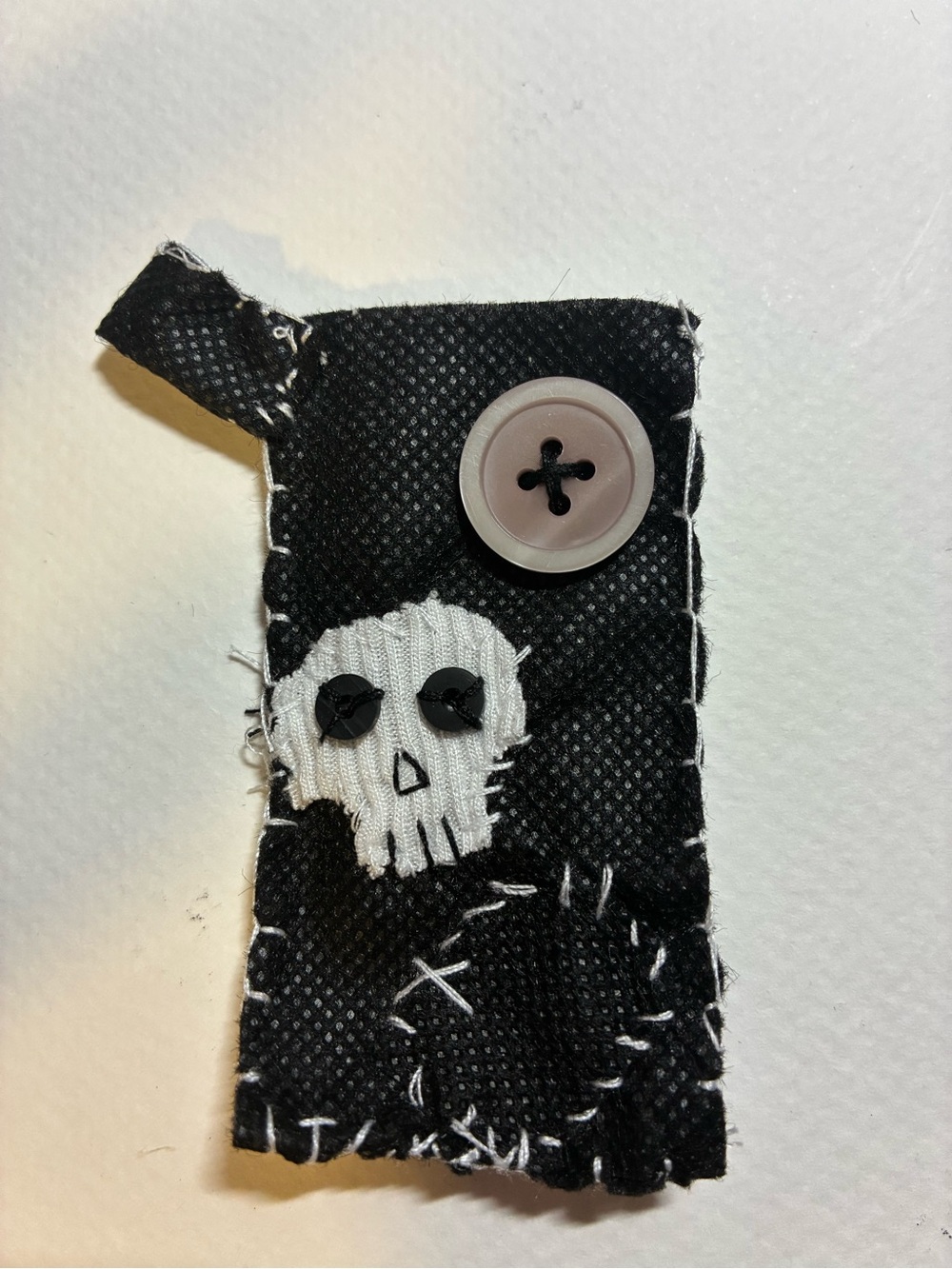 Black skull lighter/chapstick holder